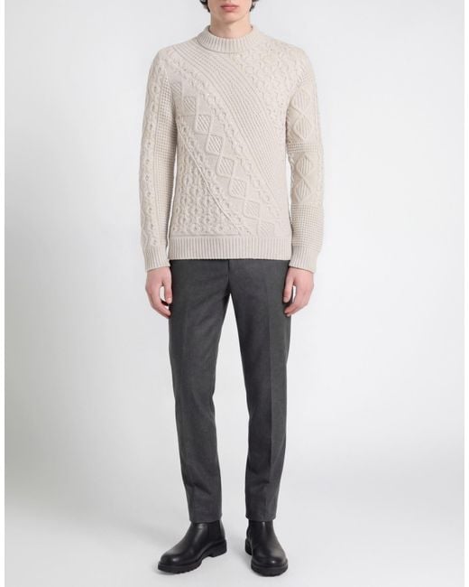 Paolo Pecora White Sweater Virgin Wool for men