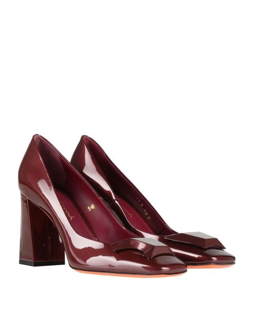 Santoni Purple Pumps