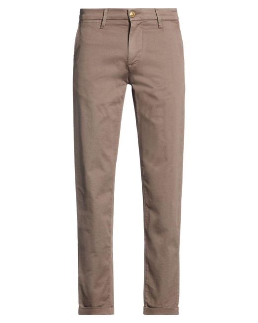 RE_HASH Gray Pants Cotton, Lyocell, Elastane for men