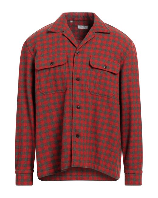 Salvatore Piccolo Red Shirt for men