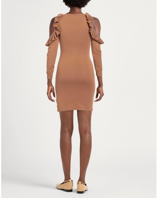Cristinaeffe Brown Mini Dress