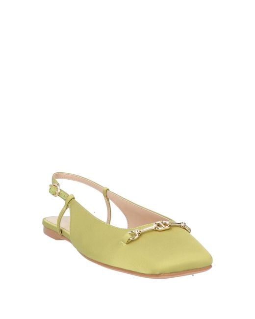 Twinset Yellow Ballet Flats