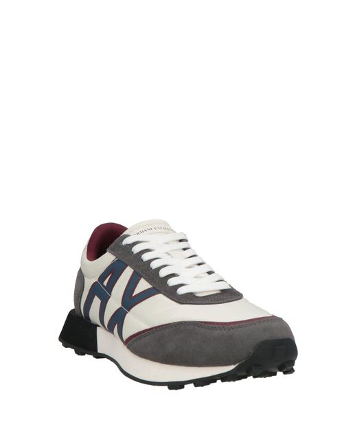 ARMANI EXCHANGE White Trainers for men