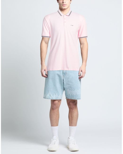 Armani Jeans Pink Polo Shirt for men