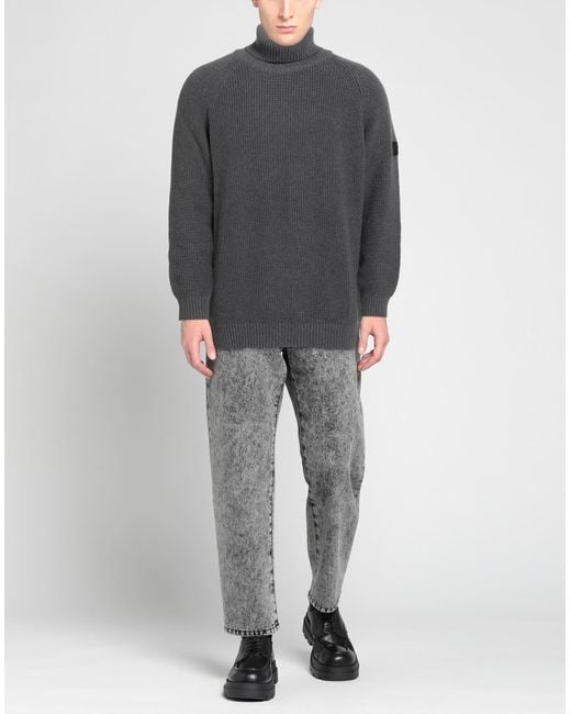 Suns Boards Gray Charcoal Turtleneck Cotton for men