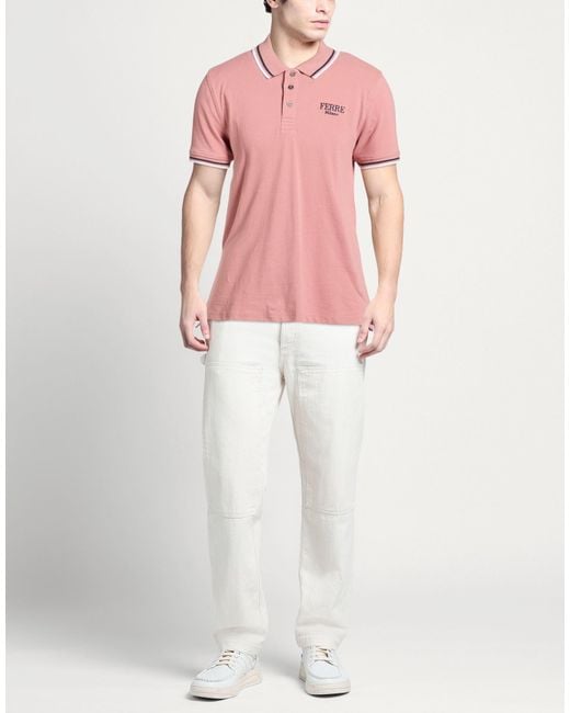 Polo Ferré de hombre de color Pink