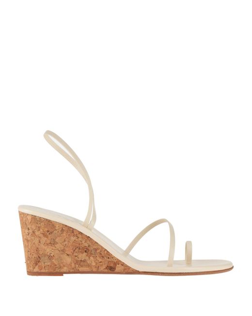 Ancient Greek Sandals Natural Cream Thong Sandal Leather