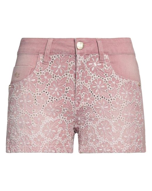 Angelo Marani Pink Denim Shorts