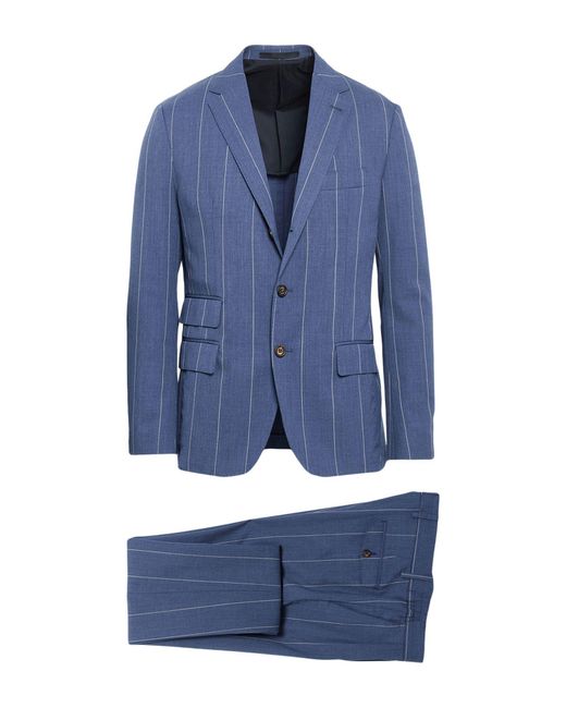 Eleventy Blue Suit Wool for men