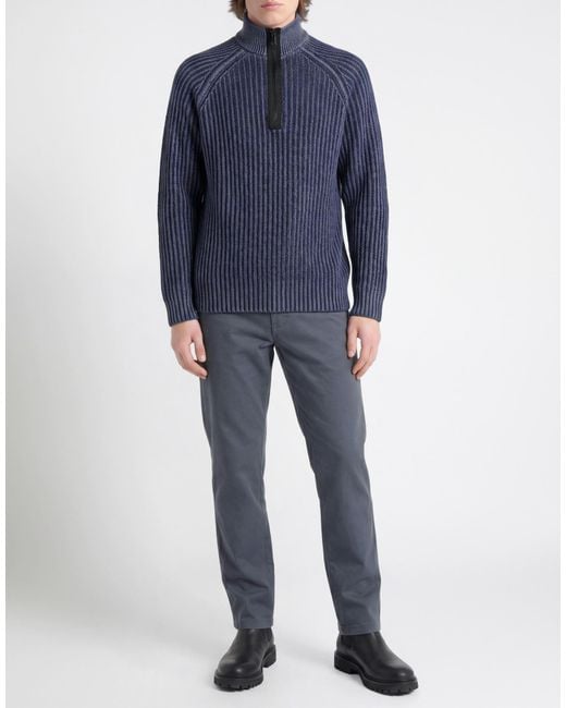 Dondup Blue Slate Sweater Wool for men