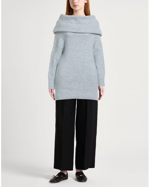 Alpha Studio Blue Rollkragenpullover
