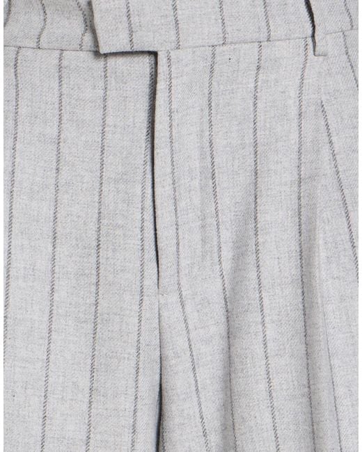 Berwich Gray Pants Virgin Wool