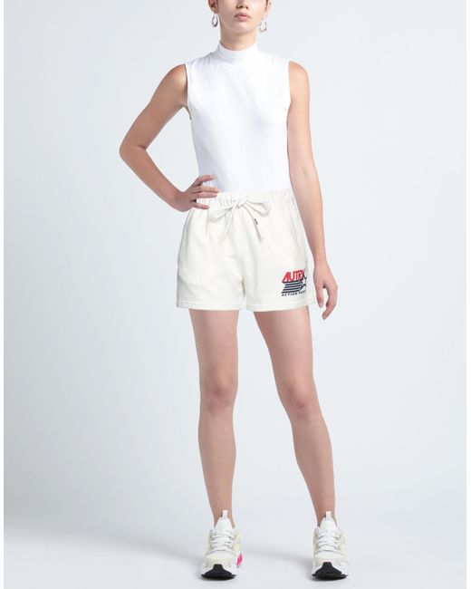 Autry White Shorts & Bermuda Shorts