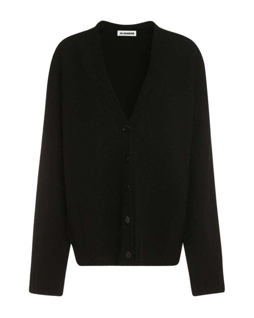 Jil Sander Black Strickjacke