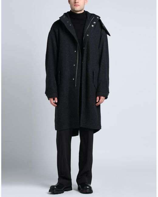 KENZO Black Coat for men
