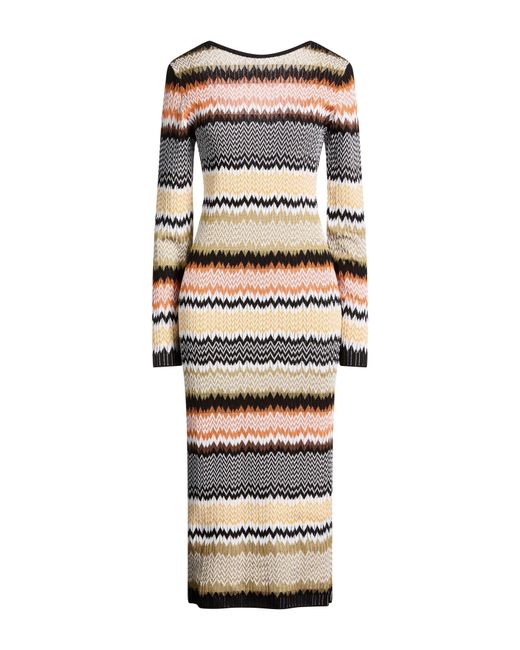 Missoni White Midi Dress Viscose, Cotton, Elastane, Polyamide
