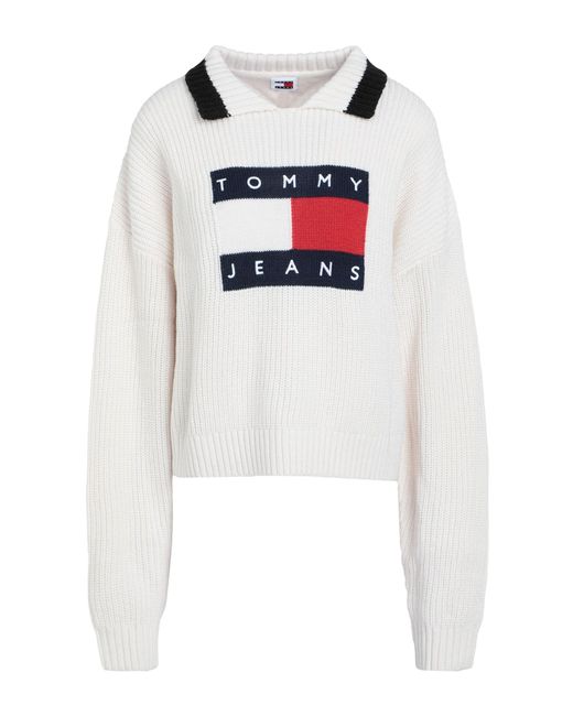 Tommy Hilfiger White Pullover