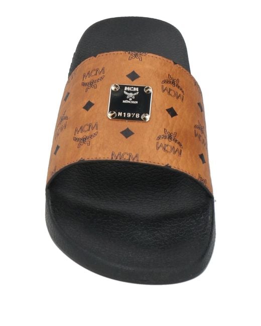 MCM White Sandals Leather for men