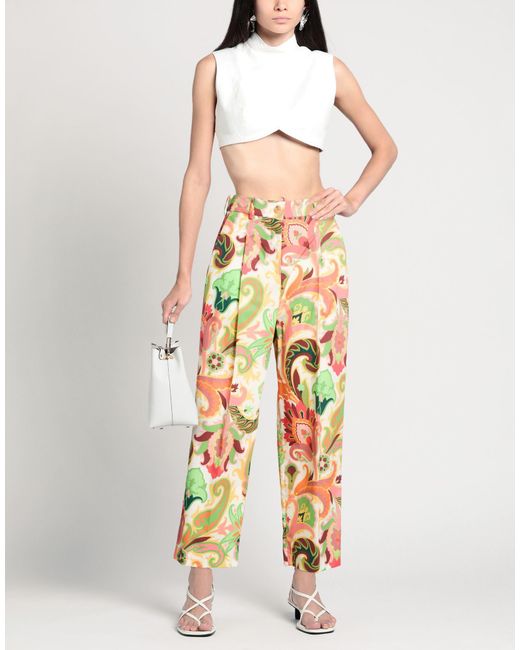 Etro White Trouser