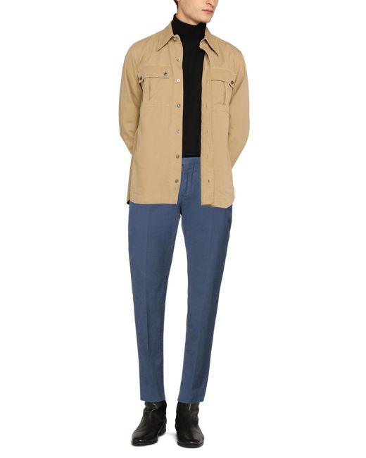 PT Torino Blue Trouser for men