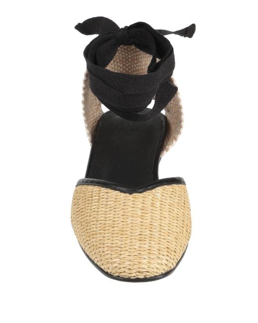 Castaner Black Ballet Flats
