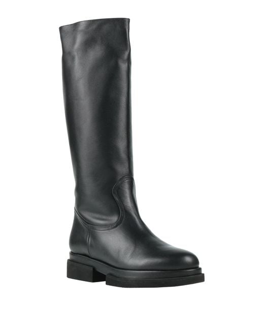 Paloma Barceló Black Boot Leather