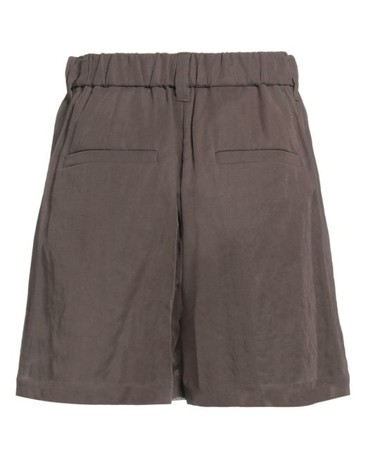 Brunello Cucinelli Gray Shorts & Bermudashorts
