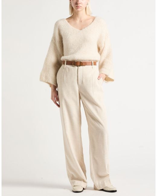 Soallure Natural Sweater Acrylic, Polyamide, Mohair Wool, Wool, Elastane