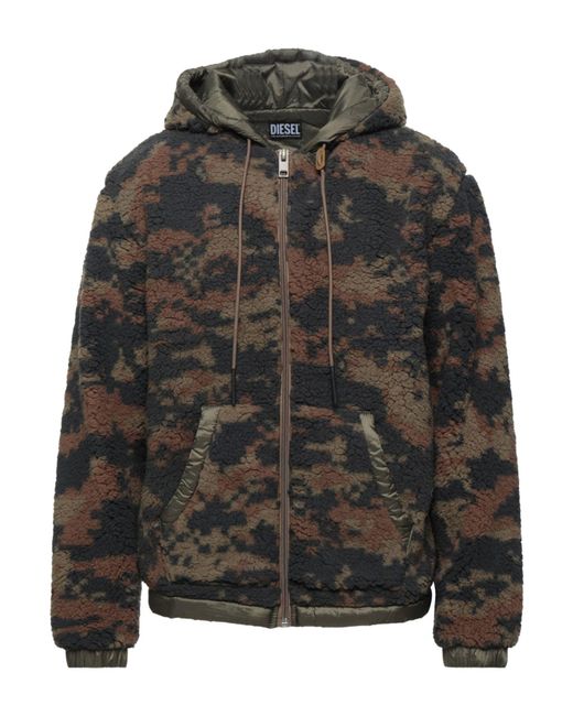 DIESEL Black Jackets for men