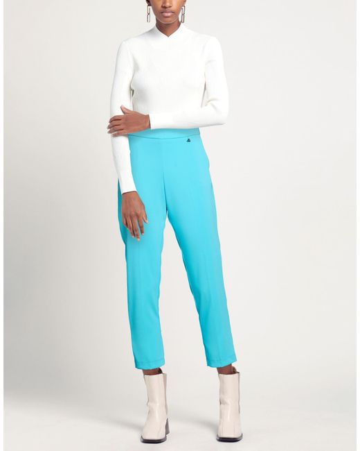 DIVEDIVINE Blue Pants Polyester, Elastane