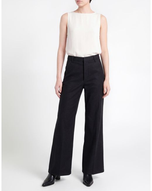 Dondup Black Pants Virgin Wool, Elastane