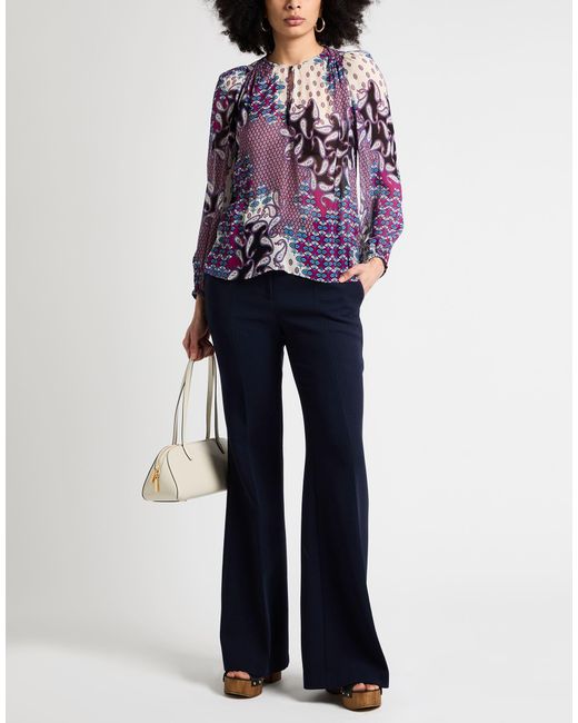Ba&sh Purple Top Viscose, Silk