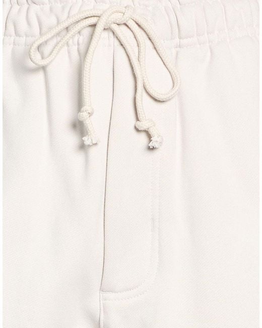 Y-3 White Pants Cotton, Polyester