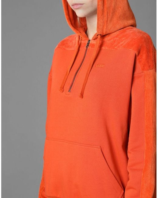 vans orange sweatshirt