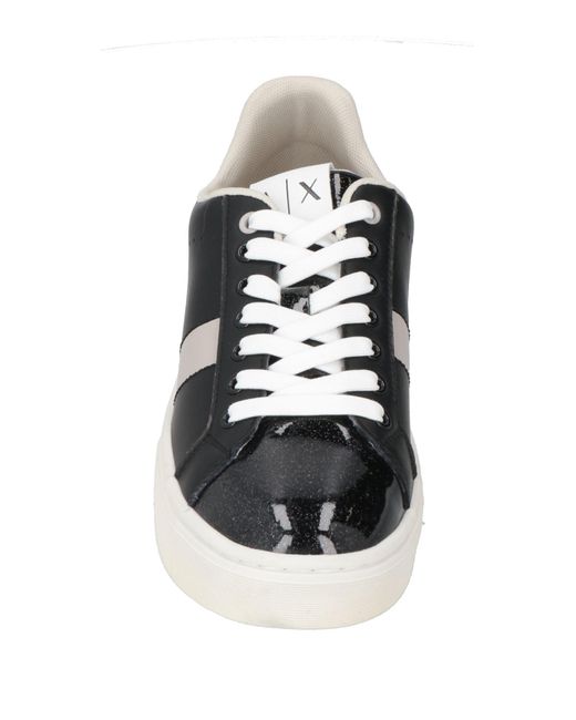 ARMANI EXCHANGE Black Sneakers