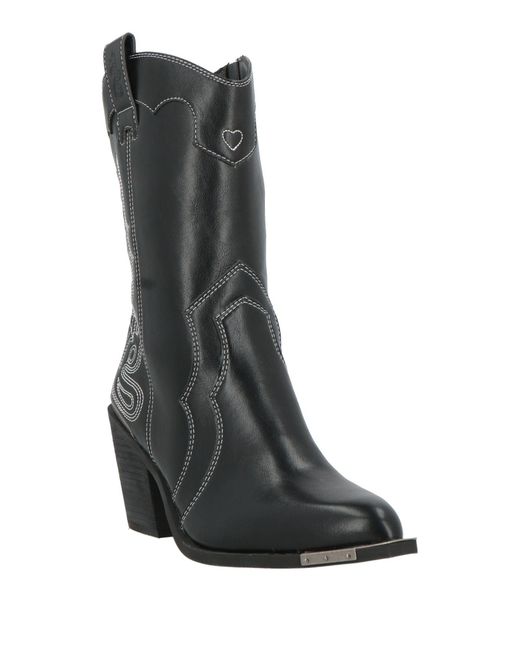 Buffalo Black Ankle Boots
