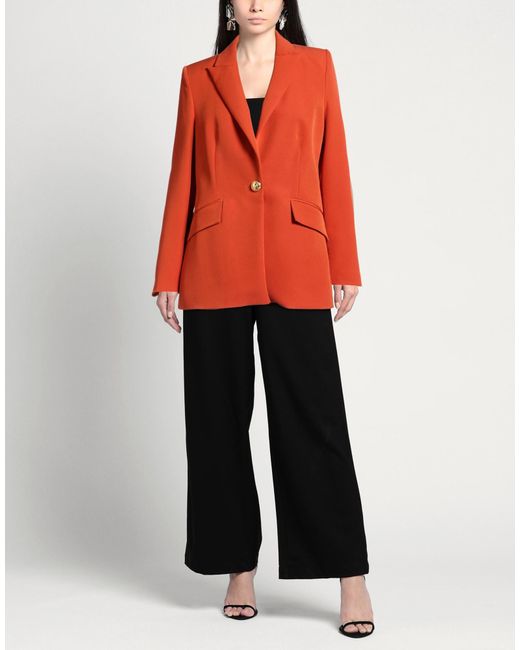 Babylon Orange Blazer Polyamide, Elastane
