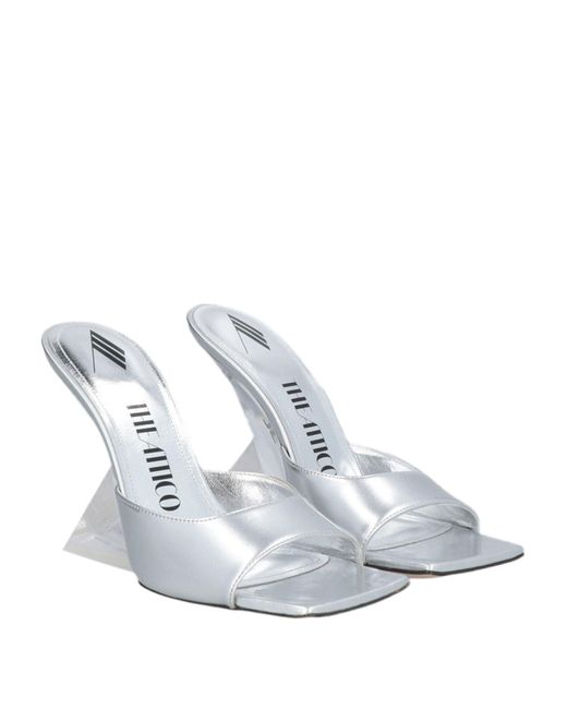 The Attico White Sandals