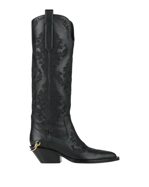 Zimmermann Black Boot Leather