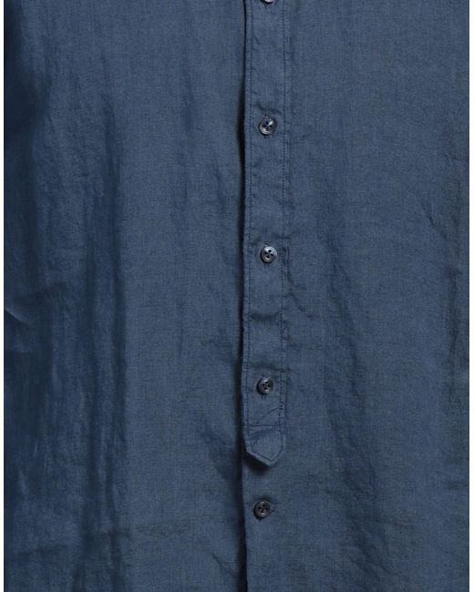 Camisa Tintoria Mattei 954 de hombre de color Blue