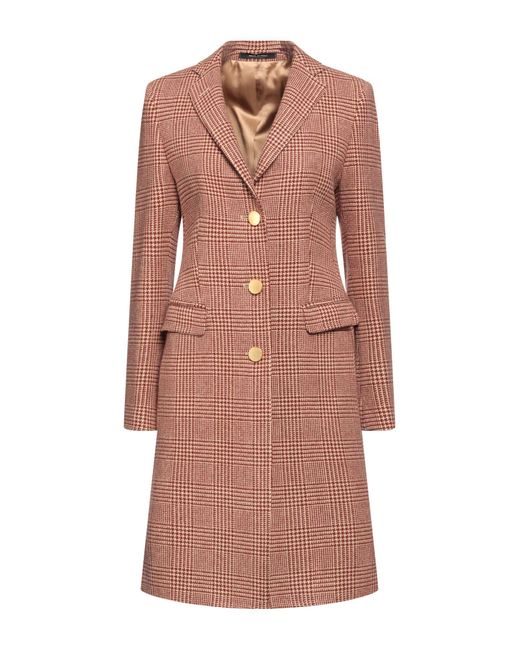 Mujer Ropa de Abrigos de Abrigos de invierno largos Abrigo Tagliatore 0205 de Franela de color Negro