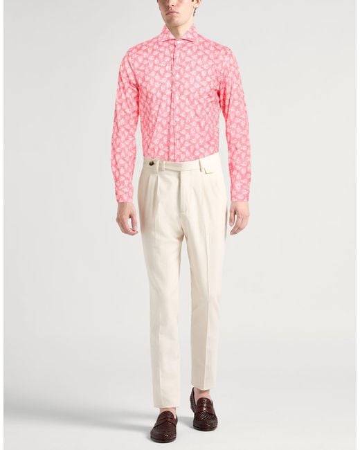 Fedeli Pink Shirt for men