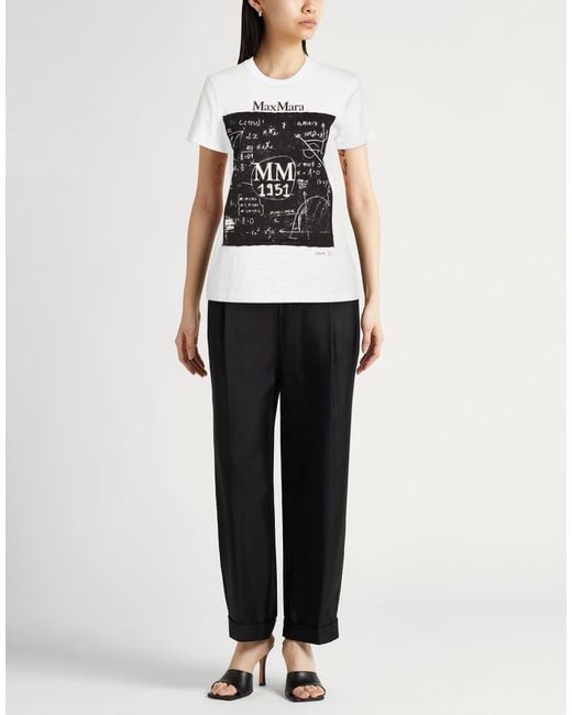 Max Mara Black T-Shirt Cotton