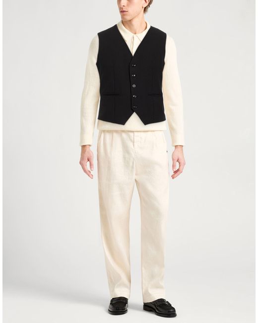 Daniele Alessandrini Black Waistcoat for men