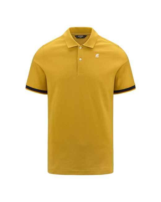 K-Way Poloshirt in Yellow für Herren