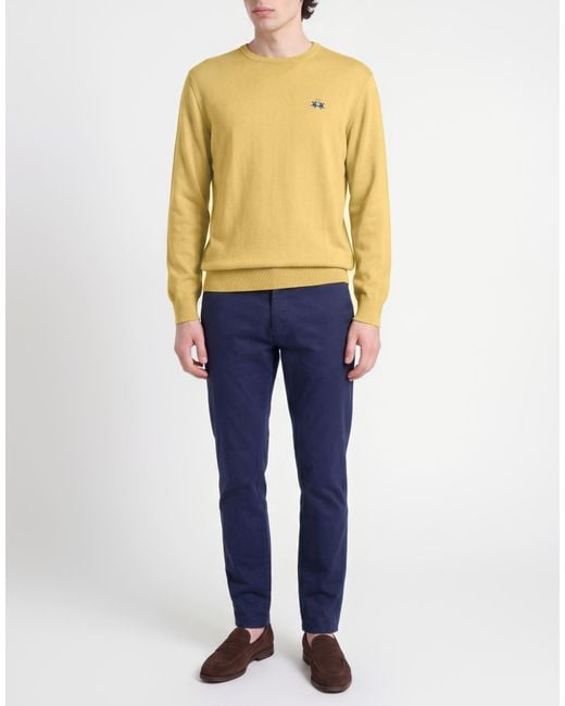 Pullover La Martina de hombre de color Yellow