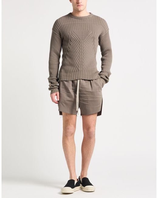 Rick Owens Gray Shorts & Bermuda Shorts for men