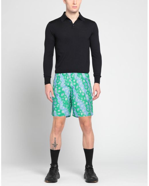 Marni Green Shorts & Bermuda Shorts for men