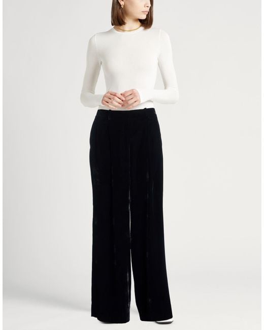 Theory Blue Pants Polyester, Elastane