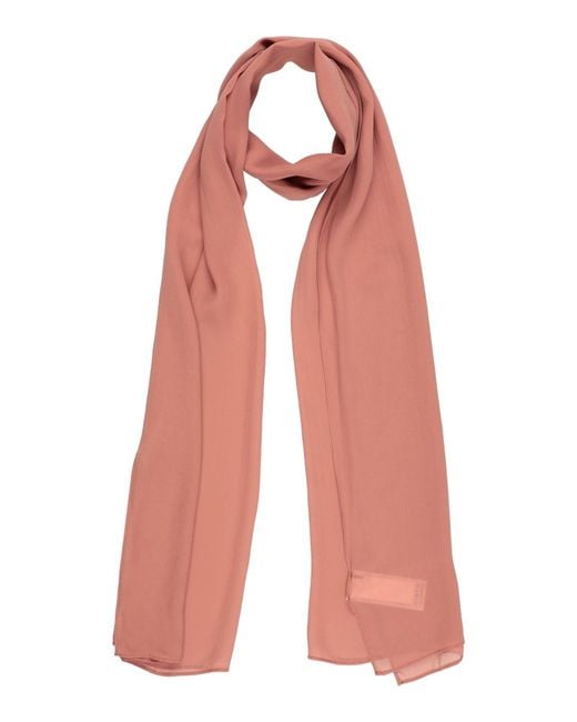 Pinko Pink Antique Rose Scarf Polyester
